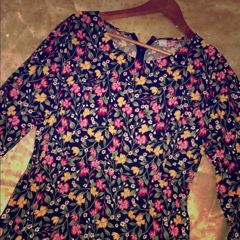 Black Floral Old Navy Dress